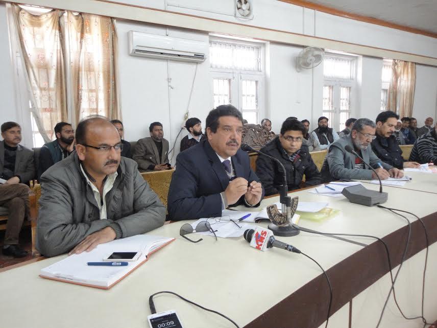 MLA Kupwara convenes officers meeting to review pace of ongoing works